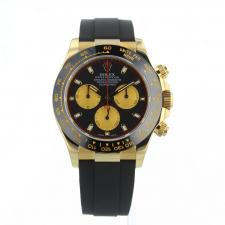 Gents Rolex Daytona 116518LN 18ct Yellow Gold case with Intense Black   Champagne dial
