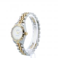 Ladies Rolex Datejust 26 179313 18ct Yellow Gold   Stainless Steel case with White Roman Numerals dial