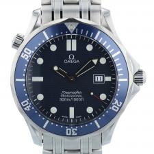 Gents Omega Seamaster Diver 300 25418000 Steel case with Blue Wave dial