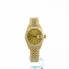 Ladies Rolex DateJust 69178 18ct Yellow Gold case with Gilt dial
