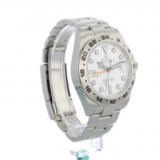 Gents Rolex Explorer II 216570 Steel case with White dial