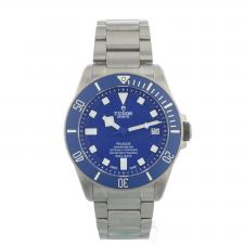 Gents Tudor Pelagos 25600TB Titanium case with Blue dial