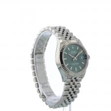 Ladies Rolex DateJust 31 278274 Steel case with Mint Green dial