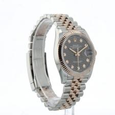 Gents Rolex Datejust 36 126231 18ct Rose Gold   Stainless Steel case with Slate Fluted Motif dial