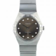 Ladies Omega Constellation 13110286056001 Steel case with Grey dial