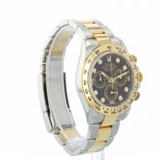 Gents Rolex Daytona 116503 18ct Yellow Gold   Stainless Steel case with Black Diamond dial