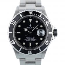 Gents Rolex Submariner Date 16610 Steel case with Black dial