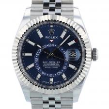 Gents Rolex Sky Dweller 336934 Stainless Steel case with Blue dial