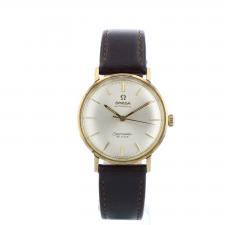 Gents Omega Seamaster De ville . 9 CT case with White dial
