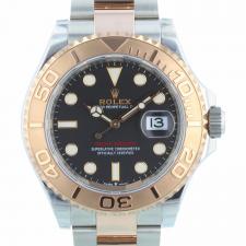 Gents Rolex Yacht-Master 40 126621 18ct Rose Gold   Stainless Steel case with Black dial