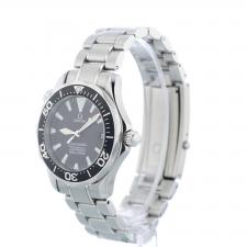 Gents Omega Seamaster 22525000 Stainless Steel case with Black Wave dial