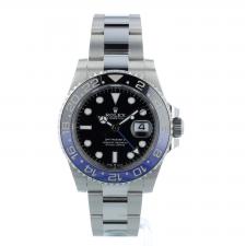 Gents Rolex GMT Master II 126710BLNR Stainless Steel case with Black dial