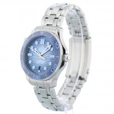 Gents Omega Seamaster 21030422003003 Steel case with Summer Blue Wave dial