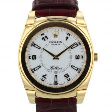 Gents Rolex Cellini 5330/8 18ct Yellow Gold case with White dial