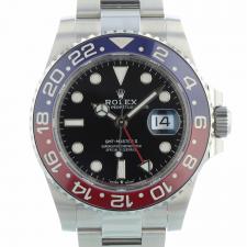 Gents Rolex GMT Master II 126710BLRO Steel case with Black dial