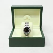 Ladies Rolex DateJust 31 178240 Stainless Steel case with Black dial