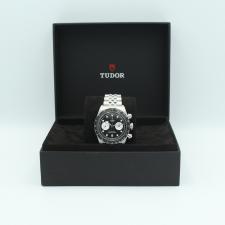 Gents Tudor Black Bay Chrono 79360N Steel case with Black dial