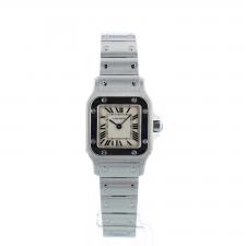 Ladies Cartier Santos Galbee W20056D6 Steel case with Silver dial