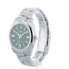 Gents Rolex Oyster Perpetual 41 124300 Steel case with Green dial