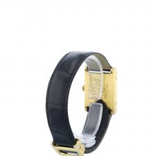 Gents Cartier Tank W1002753 G/P case with White dial