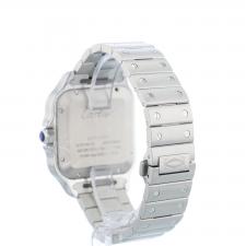 Gents Cartier Santos WSSA0018 Steel case with Silver dial