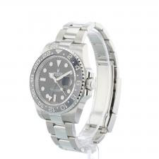 Gents Rolex GMT Master II 126710GRNR Stainless Steel case with Black dial