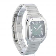 Gents Cartier Santos WSSA0062 Steel case with Green dial
