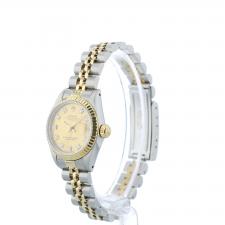 Ladies Rolex DateJust 69173 18ct Yellow Gold Stainless Steel case with Gilt Diamond dial