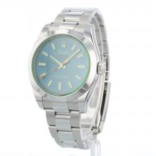 Gents Rolex Milgauss 116400GV Steel case with Blue dial