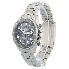 Gents Omega Seamaster Chrono 21030445101001 Steel case with Black dial