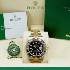 Gents Rolex Submariner Date 116613LN 18ct Yellow Gold   Stainless Steel case with Black dial