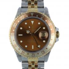 Gents Rolex GMT Master II 16713 18ct Yellow Gold   Stainless Steel case with Brown dial