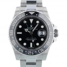 Gents Rolex GMT Master II 116710LN Stainless Steel case with Black dial
