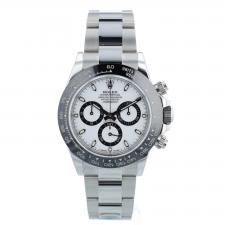 Gents Rolex Daytona 116500LN Stainless Steel case with White dial