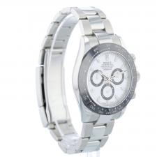 Gents Rolex Daytona 116500LN Stainless Steel case with White dial