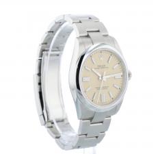 Gents Rolex Oyster Perpetual 41 134300 Stainless Steel case with Beige dial