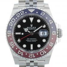 Gents Rolex GMT Master II 126710BLRO Steel case with Black dial