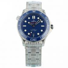Gents Omega Seamaster 210.30.42.20.03.001 Steel case with Blue Wave dial