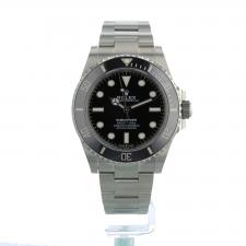 Submariner Non Date  Rolex 124060 Stainless Steel case with Black dial