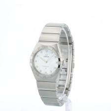 Ladies Omega Constellation 13110286055001 Steel case with MOP Diamond dial