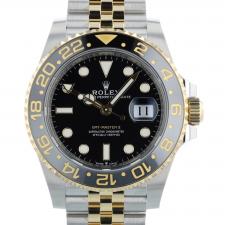 Gents Rolex GMT Master II 126713GRNR 18ct Yellow Gold Stainless Steel case with Black dial