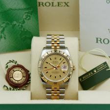Gents Rolex Turnograph 116263 18ct Yellow Gold   Stainless Steel case with Gilt dial