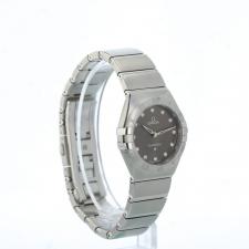 Ladies Omega Constellation 13110286056001 Steel case with Grey dial