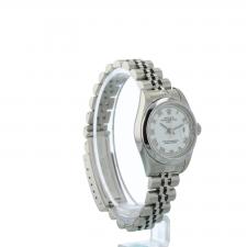 Ladies Rolex Oyster Perpetual Date 79160 Steel case with White dial