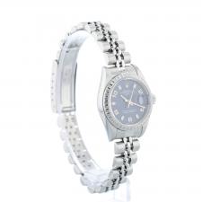 Ladies Rolex DateJust 79240 Stainless Steel case with Blue dial