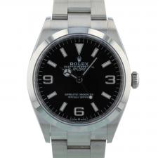 Gents Rolex Explorer 124270 Steel case with Black dial