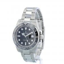 Gents Rolex GMT II 126710GRNR Steel case with Black dial