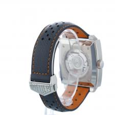 Gents Tag Heuer Monaco CAW211R Steel case with Blue and Orange dial