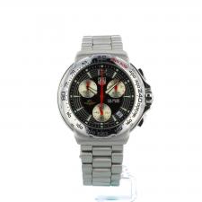 Gents Tag Heuer Indy 500 CAC111B-0 Steel case with Black dial