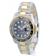 Gents Rolex GMT Master II 116713LN 18ct Yellow Gold Stainless Steel case with Black dial